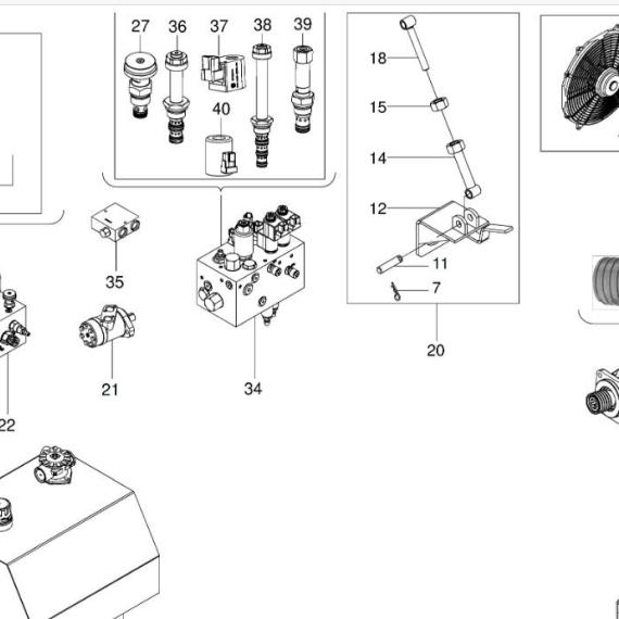 Foto do produto 2814 - KIT ELETROVENTILADOR KTR - Ref.: 2782584 | 9214096 - LJ Peças