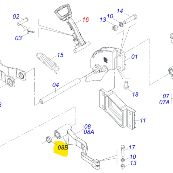 Foto do produto 2981 - LUVA BRAÇO RODA - Ref.: 0503034375 - LJ Peças