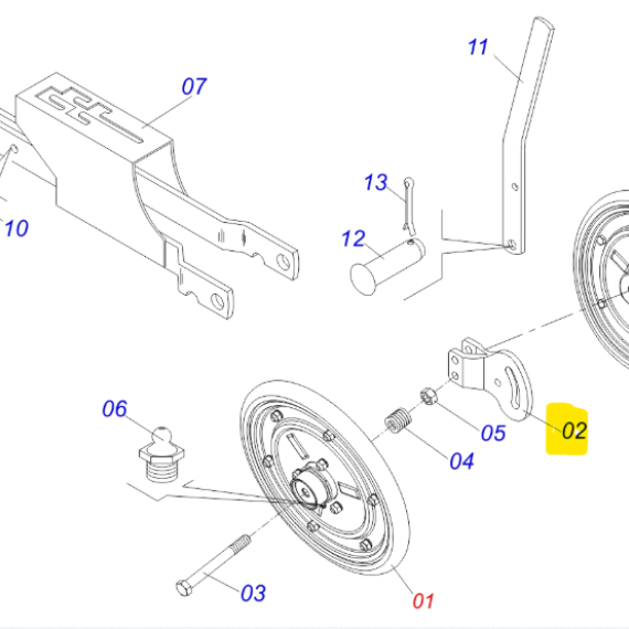 Foto do produto 2983 - REGULADOR COMPACTADORA V - Ref.: 0502012116 - LJ Peças