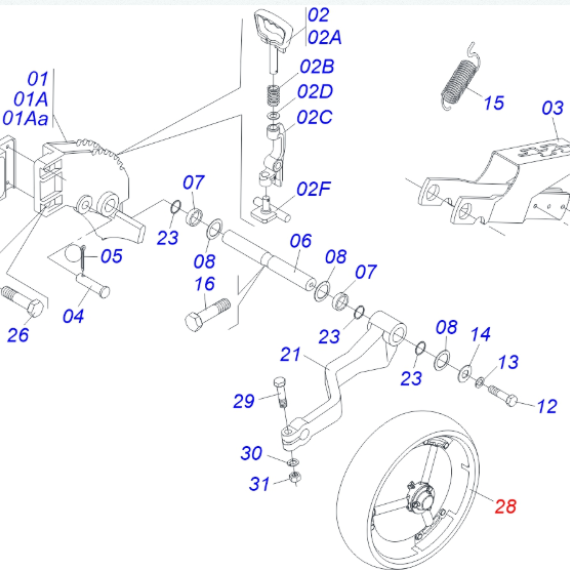 Foto do produto 2985 - PROLONGADOR 40MM DESLOCADO - Ref.: 0502012663 - LJ Peças