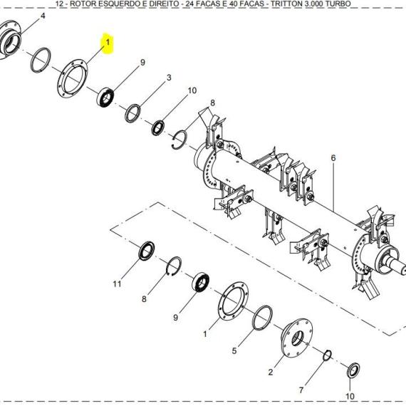 Foto do produto 3026 - PROTETOR JAN - Ref.: 07407600 - LJ Peças