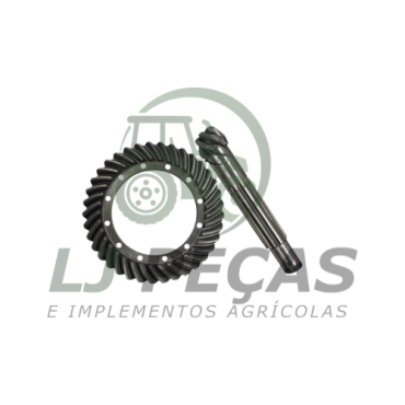 Foto do produto COROA E PINHAO DIFERENCIAL TRASEIRO - Ref.: 80495400 | 234900 | 005924-2 | 581470 | 641090 | 234880 | 221090 | 221091 | R11021. - LJ Peças