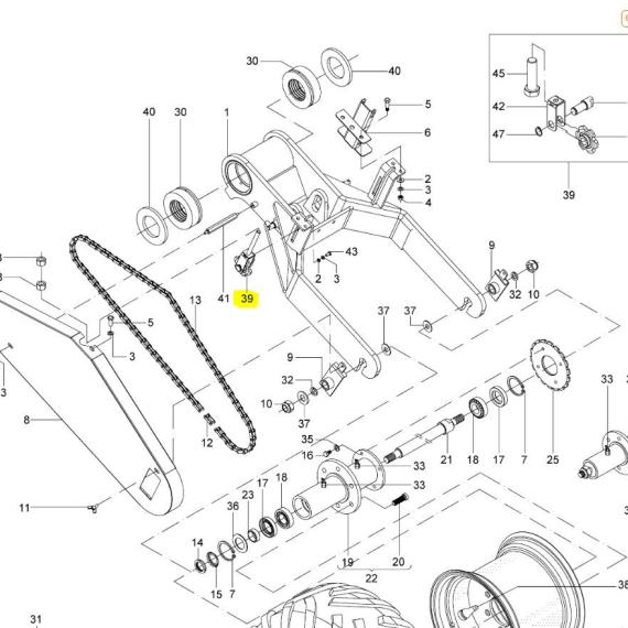 Foto do produto 3126 - EXTENSOR CORRENTE - Ref.: 2753519. - LJ Peças