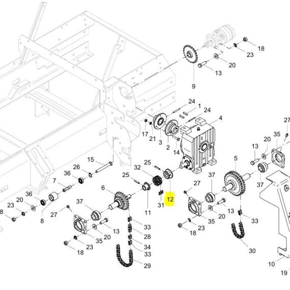 Foto do produto 3130 - ENGRENAGEM SENSOR DE ROTAÇÃO - Ref.: 28637000. - LJ Peças