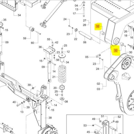 Foto do produto 3095 - BUCHA ARTICULÇÃO DO EIXO - Ref.: 735266 - LJ Peças