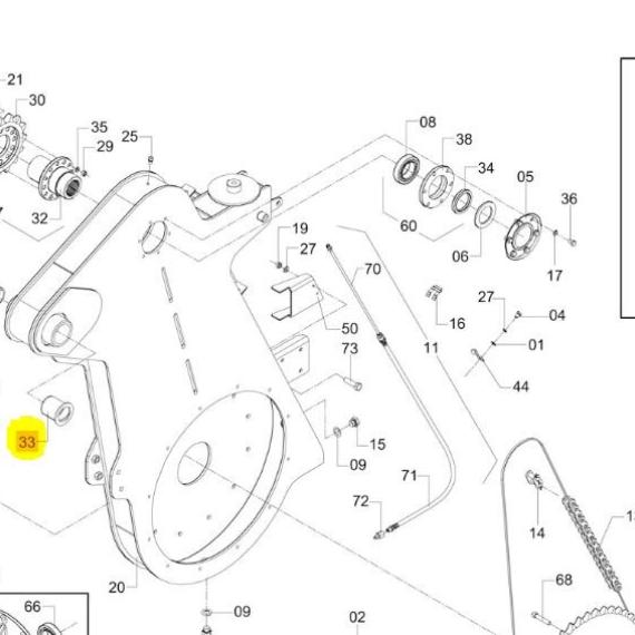 Foto do produto 3097 - BUCHA ARTICULÇÃO BRONZE - Ref.: 642769 - LJ Peças