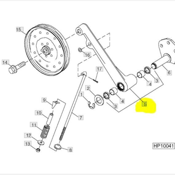 Foto do produto 3327 - BRAÇO DO ESTICADOR - Ref.: AH163830. - LJ Peças