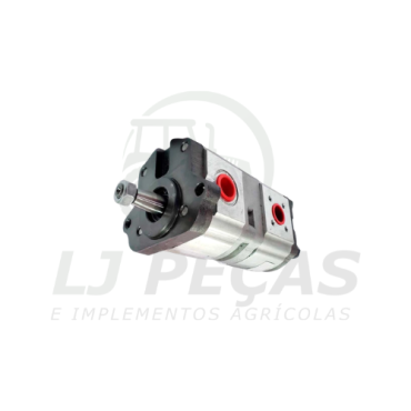Foto do produto BOMBA DUPLA HIDRÁULICA. - Ref.: 9018102502 / F000510502 / 9510080758. - LJ Peças